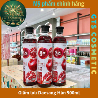 Giấm lựu DAESANG hữu cơ Hàn Quốc, hỗ trợ giảm cân, làm đẹp da 900ml