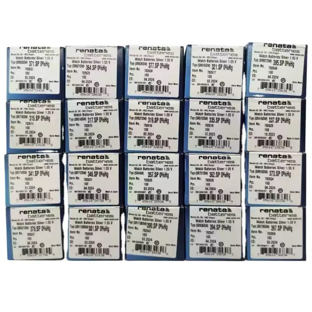 Pin Đồng Hồ Renata SR621/ 626/ 920/ 616/ 721/521 Silver Oxide 1.55V Chính Hãng Thụy Sĩ ( vỉ 1 viên )