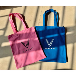 Túi tote chữ nhật Vinfast, túi vải, in logo Vinfast, size 33x38cm, đựng laptop 14-17 inch - Túi canvas Vinfast