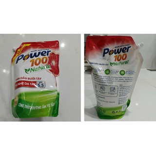 Nước rửa chén POWER100 Natural Tinh Dầu bưởi tây 3kg