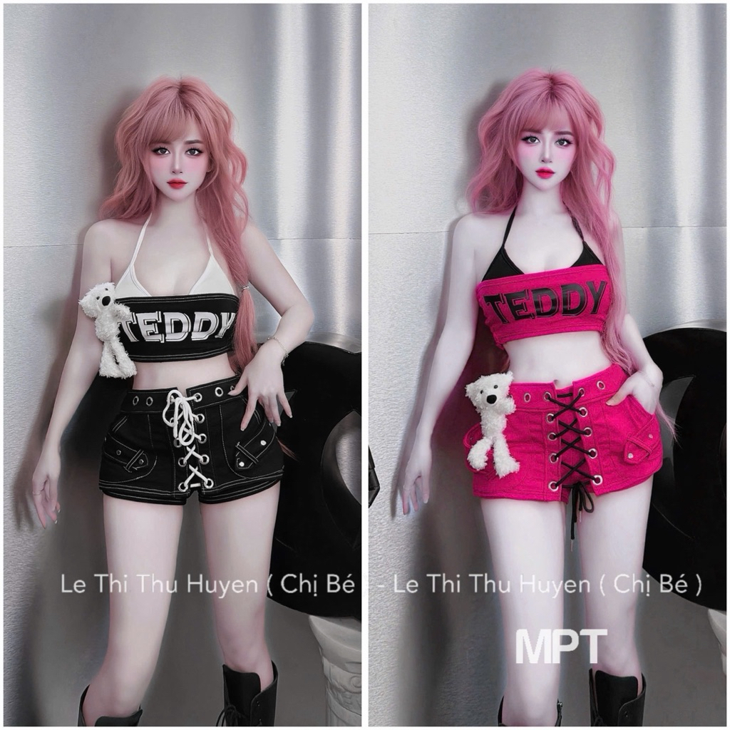 🔱 Set ted,,dy 3 chi tiết  Kèm gấu