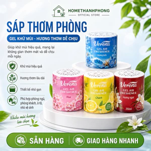 Sáp thơm phòng Verona Plus 250ml – Gel khử mùi, làm thơm phòng, hương thơm lâu dài