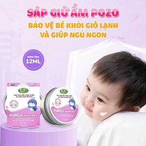 Sáp giữ ấm cho trẻ Pozo giúp bé giữ ấm , phòng cảm cúm
