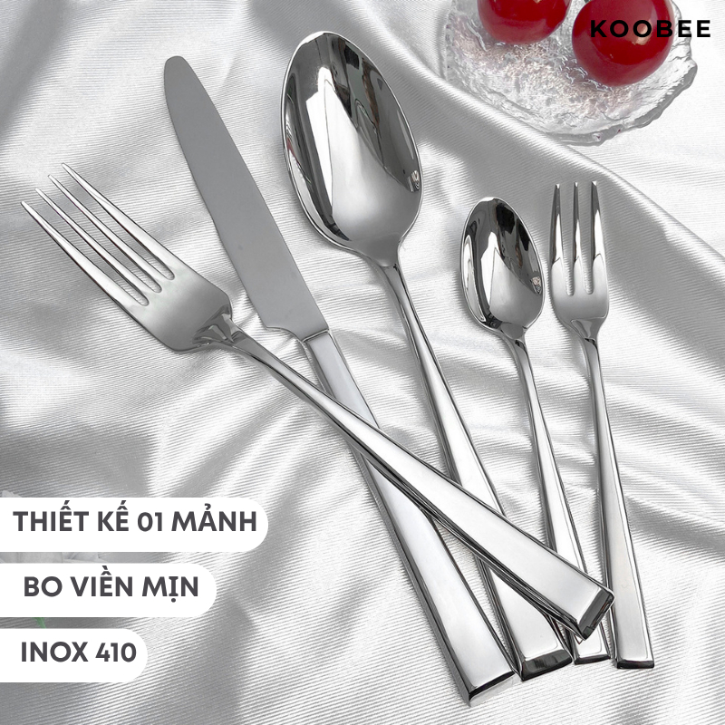 Bộ Dao Thìa Nĩa Inox 410 Cao Cấp - Chuyên Dụng Cho Món Âu, Bít Tết - Nhà Hàng, Khách Sạn, Quán Ăn, Tiệc, Buffet | 280