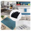 Set 5 Thảm Lót Sàn Sợi Tổng Hợp Thấm Nước, TIDY SHOP, Miếng Lau Chân Nhà Tắm Chống Xê Dịch Cho Bếp Phòng Giặt