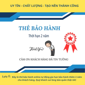 Thẻ bảo hành toàn shop khi mua sản phẩm tủ sấy quần áo