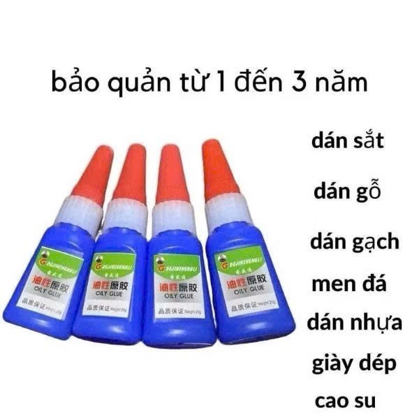 [Combo 1-5] Lọ Keo Dán Đa Năng - Keo Siêu Dính Gấp 50 Lần Keo 502, Có Thể Dán Nhiều Loại Vật Liệu