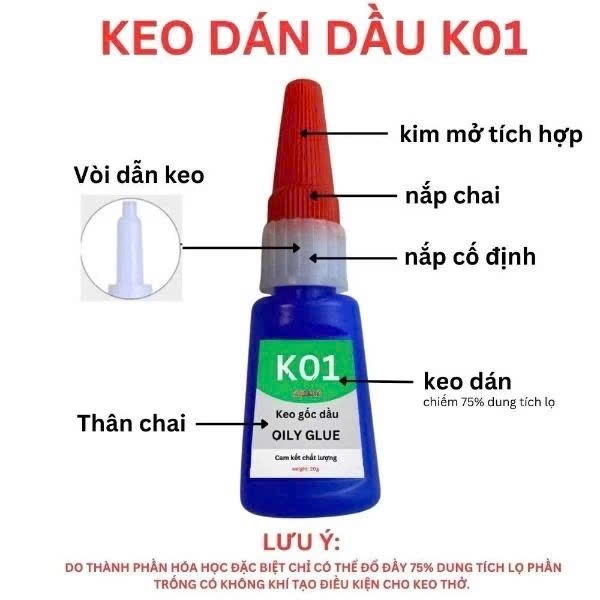 Combo1-3 Lọ Keo Dán Đa Năng - Keo Siêu Dính Gấp 50 Lần Keo 502, Có Thể Dán Nhiều Loại Vật Liệu