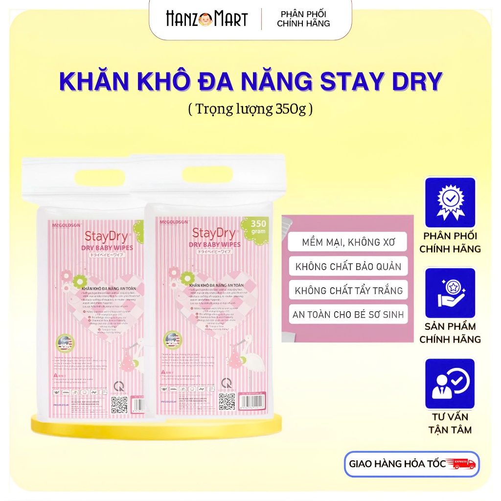 Khăn khô đa năng StayDry 350gr - hanzomart
