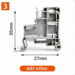 Chặn Cuối Ray DIN Cầu Đấu Terminal Block – Khóa Chặn Thanh Ray Tủ Điện – Kẹp Chặn Domino Tủ Điện