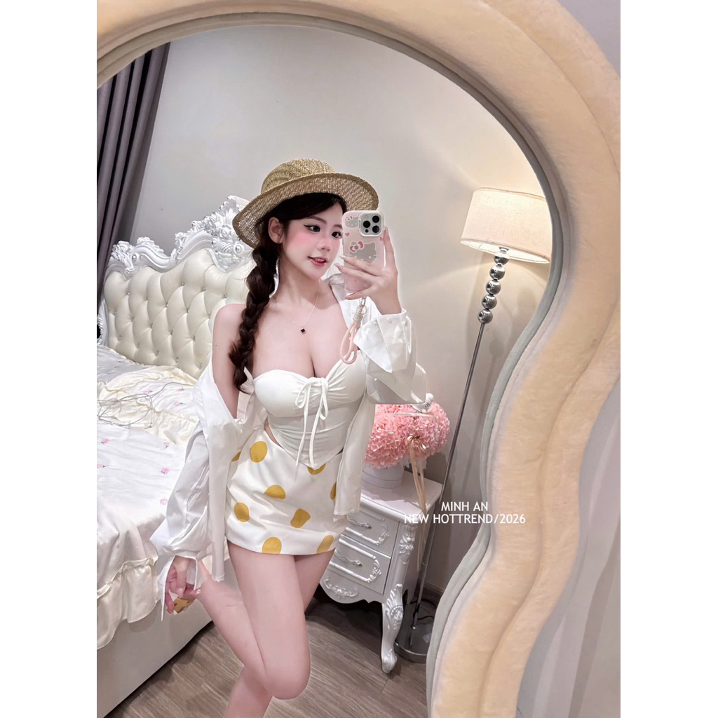 Sét 3 món nha các nàng - đi biển mix dc siêu nhiều kiểu  sm