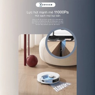 [ECOVACS] Robot hút bụi lau nhà Ecovacs Deebot T30e Pro Omni 11.000Pa - Pin 5200mAh - Bảo hành 12 th