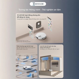 [ECOVACS] Robot hút bụi lau nhà Ecovacs Deebot T30e Pro Omni 11.000Pa - Pin 5200mAh - Bảo hành 12 th