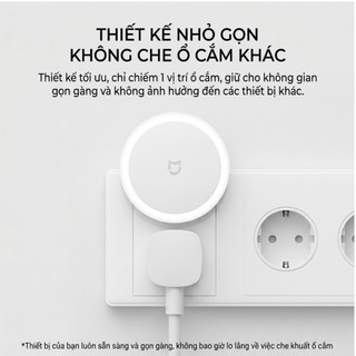 Đèn Ngủ Cảm Ứng Xiaomi Mijia D04 Cắm Điện LED Ánh Sáng Vàng Bảo Vệ Mắt Mini Thông Minh