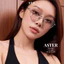 Kính mắt chuyên lắp cận ASTER - LÉAGLASSES Tròn Oval kim loại cao cấp thanh mảnh êm ái