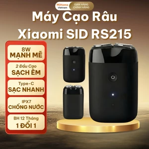 Máy Cạo Râu Xiaomi SID RS215 Chính Hãng – Động Cơ 8W Mạnh Mẽ, Chống Nước IPX7, BH 12 Tháng
