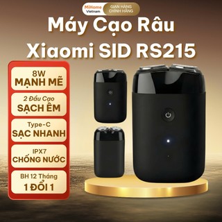 Máy Cạo Râu Xiaomi SID RS215 Chính Hãng – Động Cơ 8W Mạnh Mẽ, Chống Nước IPX7, BH 12 Tháng