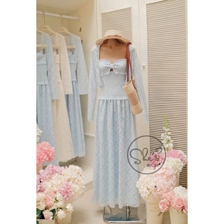 Set Váy Quây Chun Maxi Mix Cardigan Chuẩn She’s