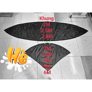 áo diều xỏ khung 3m bụng 76 phom đẹp căng khung
