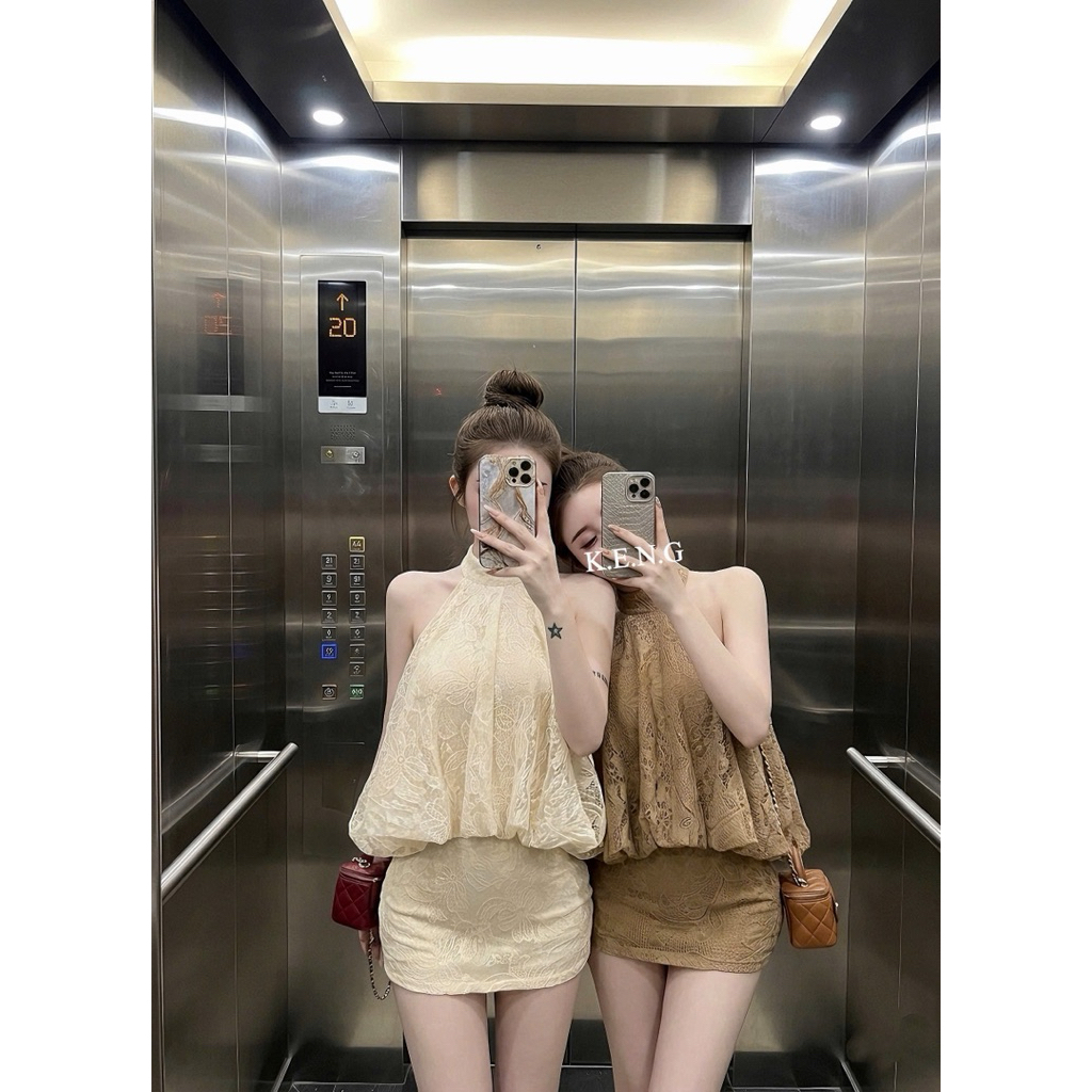 set yếm ren   sz s,m