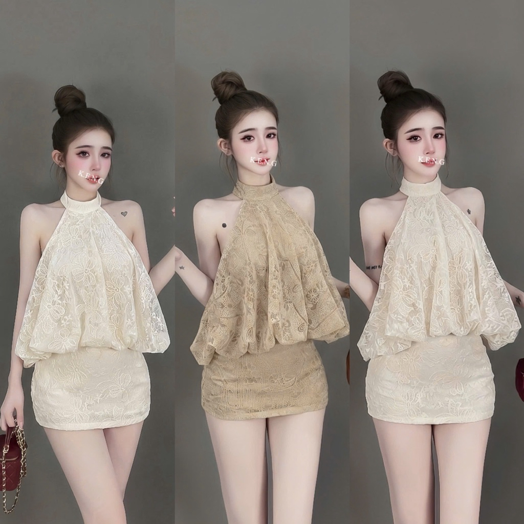set yếm ren   sz s,m