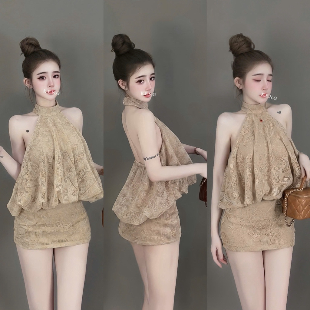 set yếm ren   sz s,m