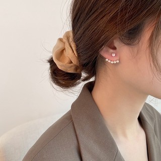 Dây buộc tóc vải bồng bềnh, scrunchies voan lưới tiểu thư Chồi accessories - Y018