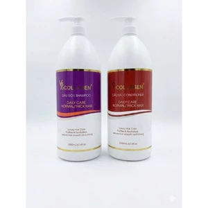 Cặp Gội Xả Phụ Hồi Tóc Hư Tổn V76 Collagen Italy 2000ML
