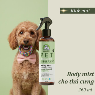 Bodymist xịt thơm cho thú cưng - giúp khử mùi cho chó mèo