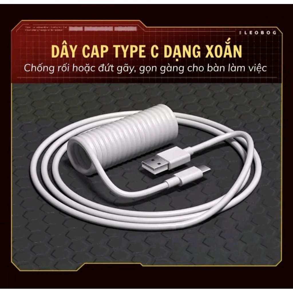 Leobog HI75C Pro - Bàn phím cơ không dây - 3 Mode kết nối - Núm xoay - Layout 75% - Led RGB - App | BigBuy360 - bigbuy360.vn