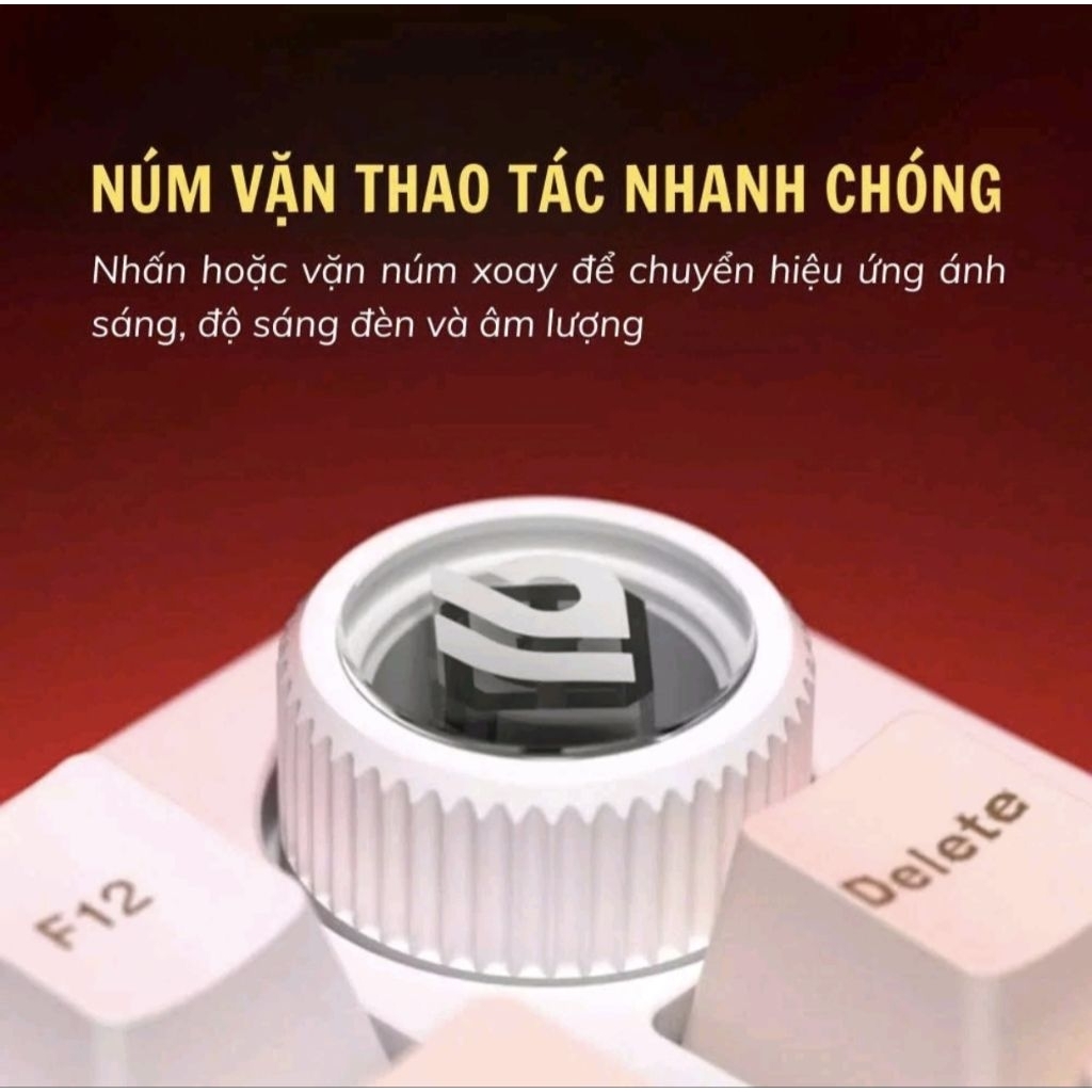 Leobog HI75C Pro - Bàn phím cơ không dây - 3 Mode kết nối - Núm xoay - Layout 75% - Led RGB - App | BigBuy360 - bigbuy360.vn