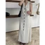 𝗗𝗶𝘀𝗻𝗲- Đầm xuông Linen gài nút