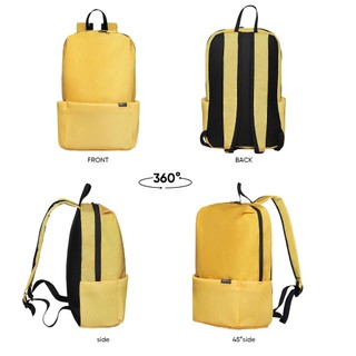 WEPLUS Ba Lô Mini Nam Nữ Size Nhỏ Mini Nhiều Ngăn Balo Thể Thao Màu Vàng Đi Chơi Leo Núi WPB1765