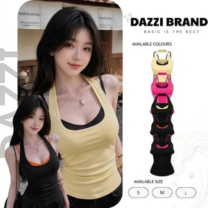 Áo yếm phối 2 dây form ôm dáng chất cotton DAZZI Women A086