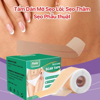 Tấm Dán Mờ Sẹo Lồi/ Sẹo Thâm/ Sẹo Phẫu thuật giữ ẩm làm lành vết thương, hạn chế thâm sẹo 4cm x 150cm miếng dán che sẹo