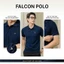 Áo Polo Nam HAFOS FALCON chất vải Smart Pique basic sang trọng,cổ áo đứng form cao cấp, thanh lịch