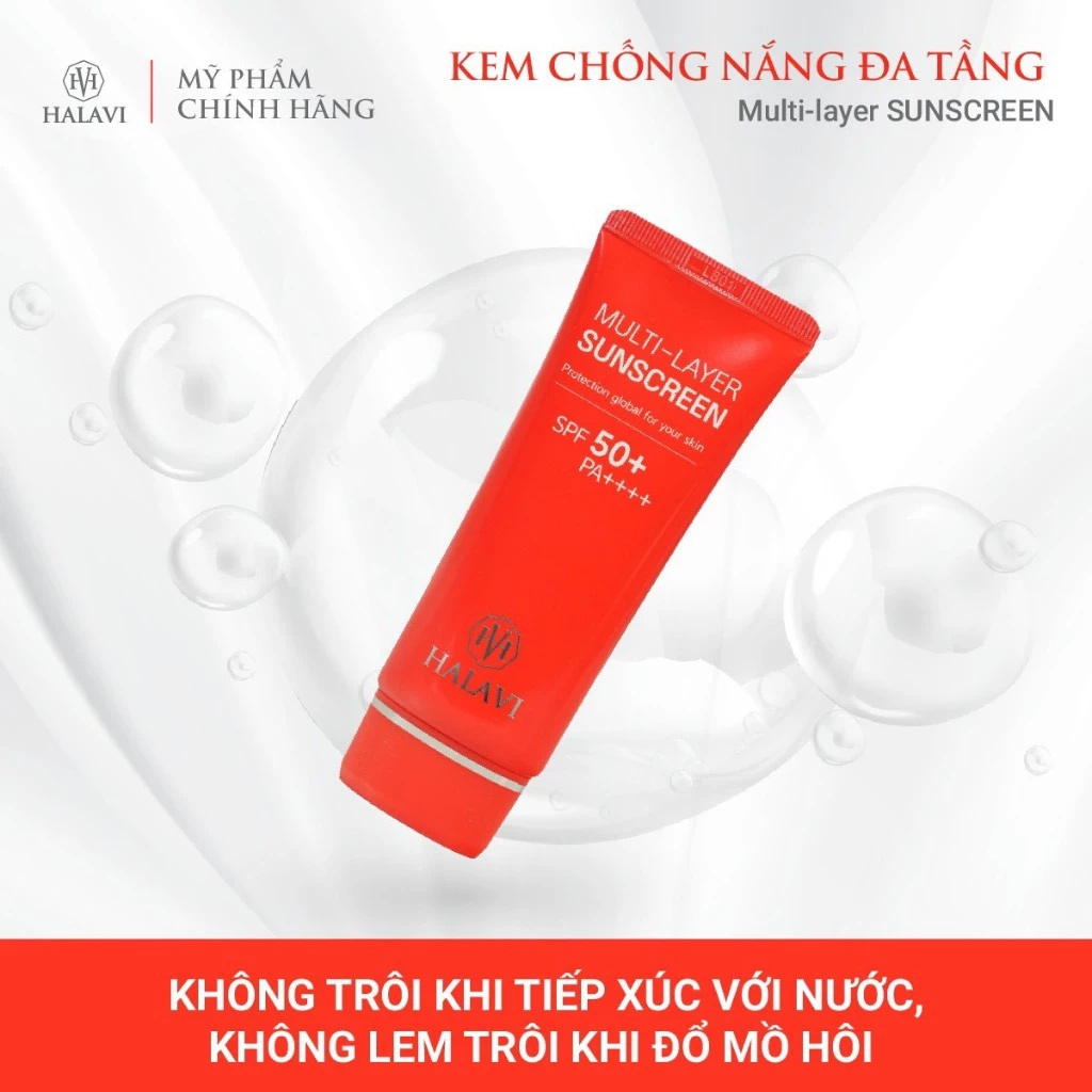 CHÍNH HÃNG Chống nắng đa tầng HALAVI NHẬP KHẨU HÀN(Có hóa đơn VAT đầu vào đầy đủ)