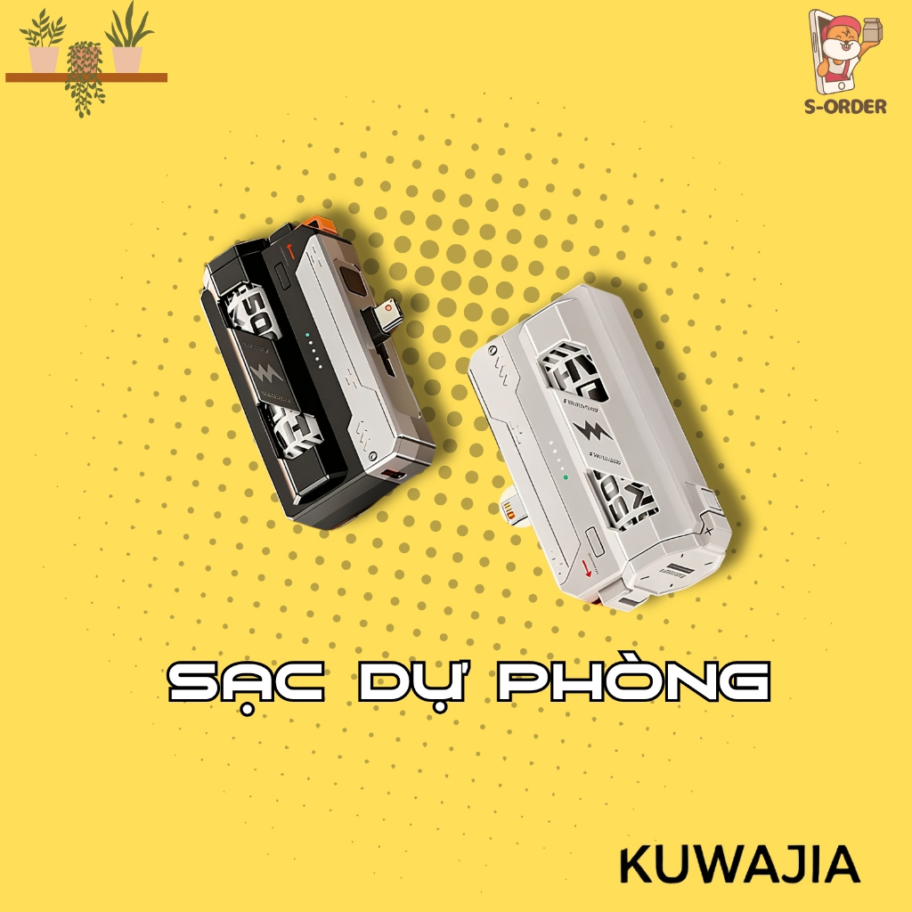 Sạc Dự Phòng 25000mAh Có Dock Sạc Pin Rời | Hỗ Trợ iPhone Samsung Xiaomi
