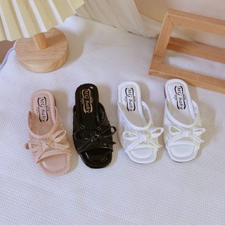 FORM NHỎ sz 21-35 Dép Lê Ren Hoa Đính Nơ Đế Dẻo Mềm Êm Chân Cho Bé Gái K208