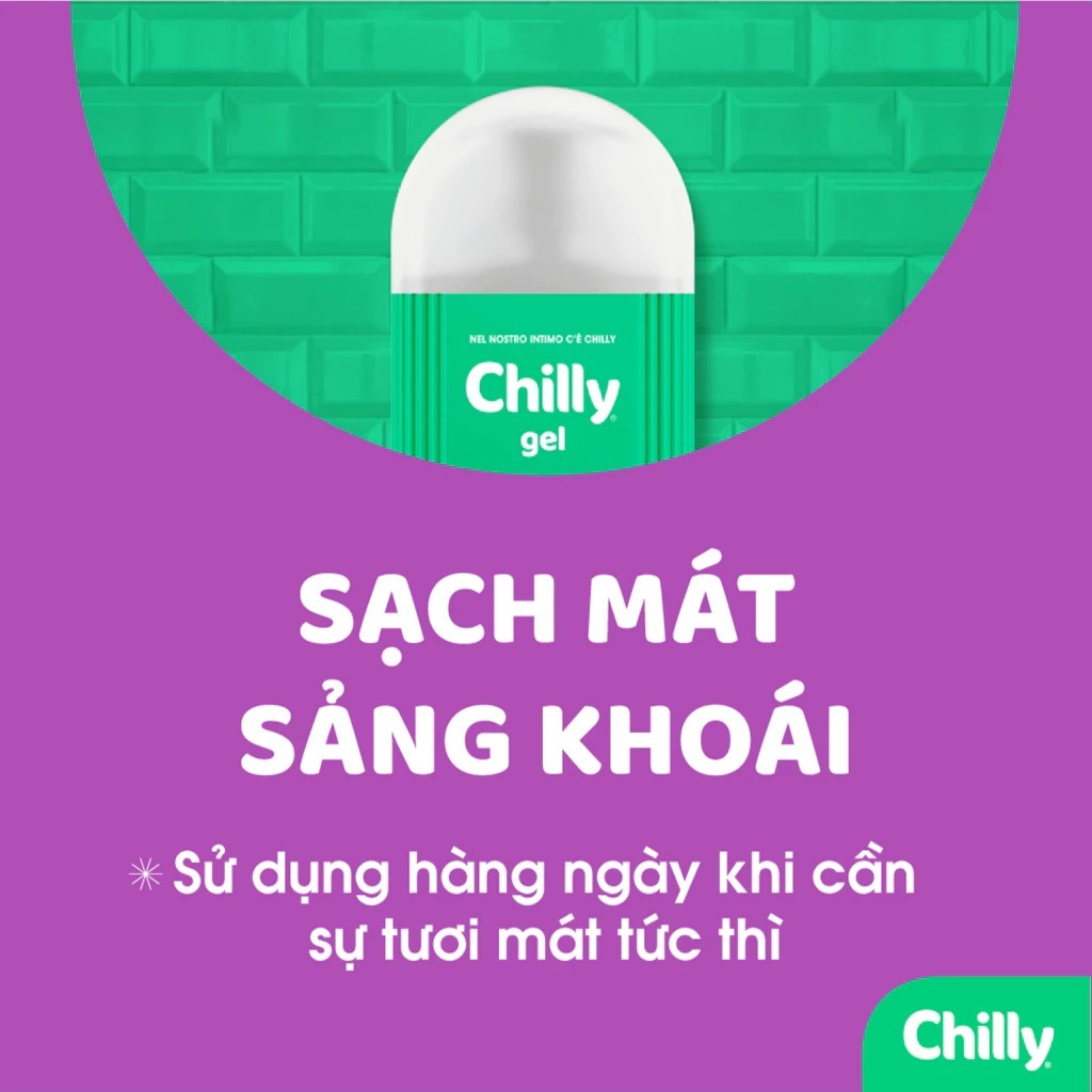(CHĂM SÓC ĐA NĂNG) Combo 3 Dung Dịch Vệ Sinh Chilly Delicato+Gel+Protect 200ml sạch, thơm, khỏe mỗi ngày