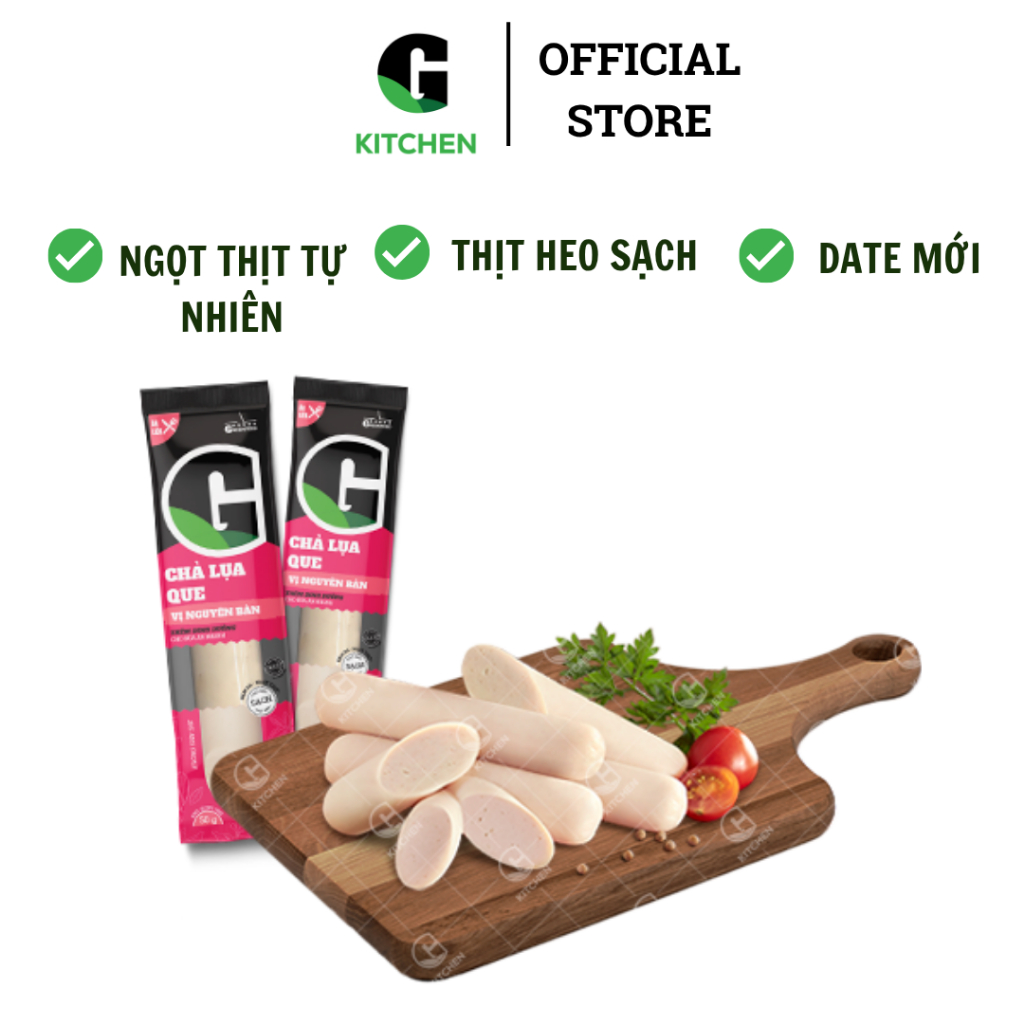 Chả Lụa Que Vị Nguyên Bản G Kitchen 50g [Giao HCM]