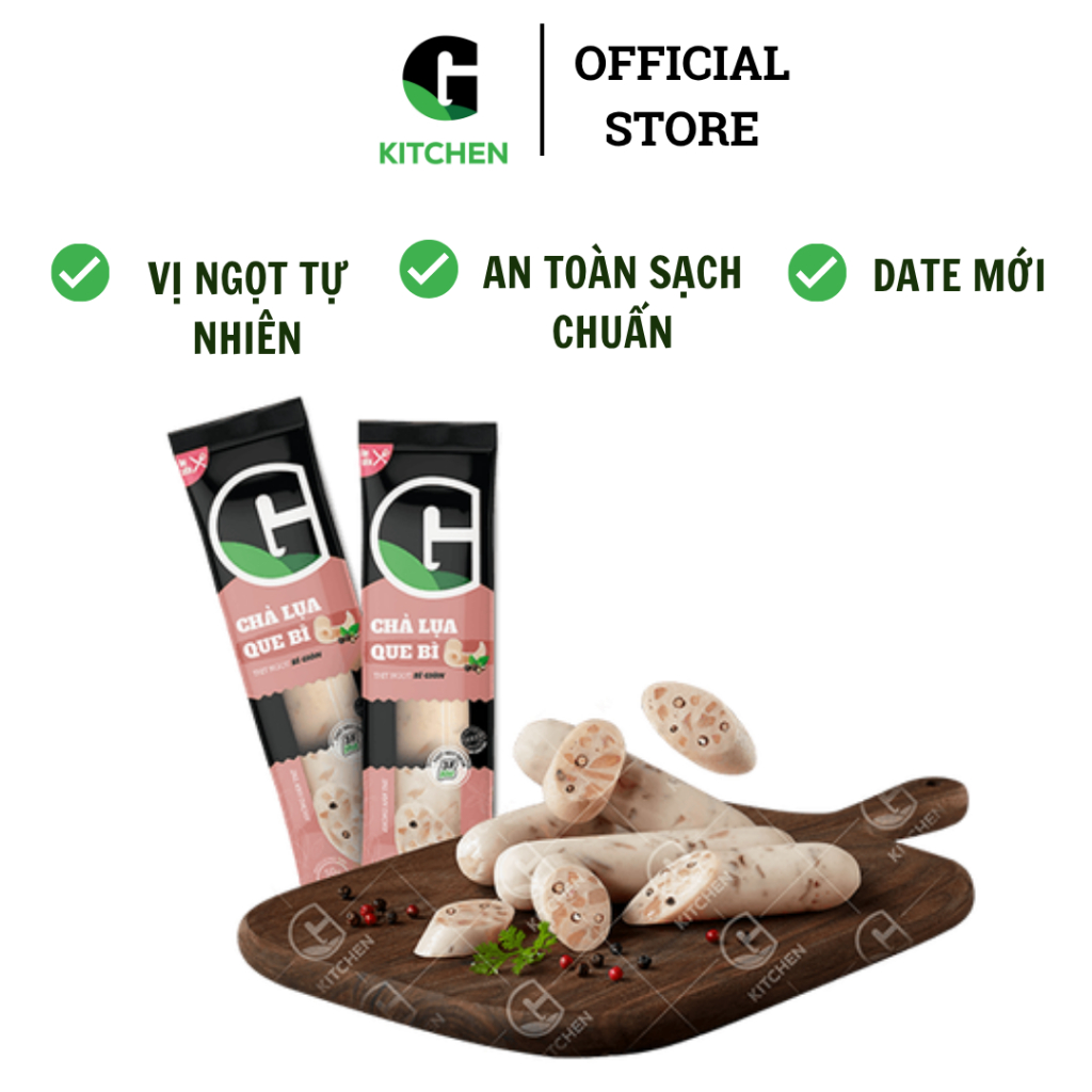 Chả lụa que bì G Kitchen 50g [Giao HCM]