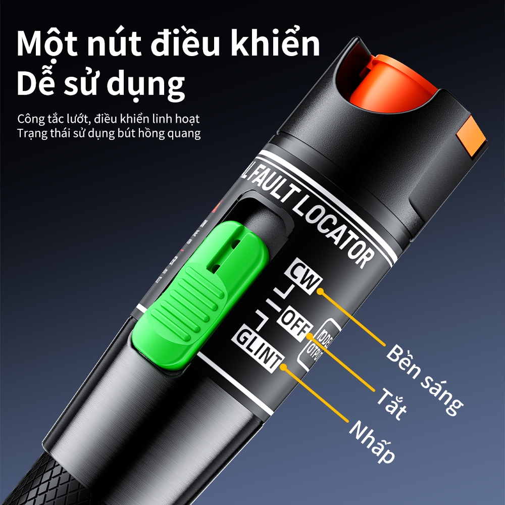 But Soi Quang 10KM Laser 650nm Do Loi Cap Quang FTTH