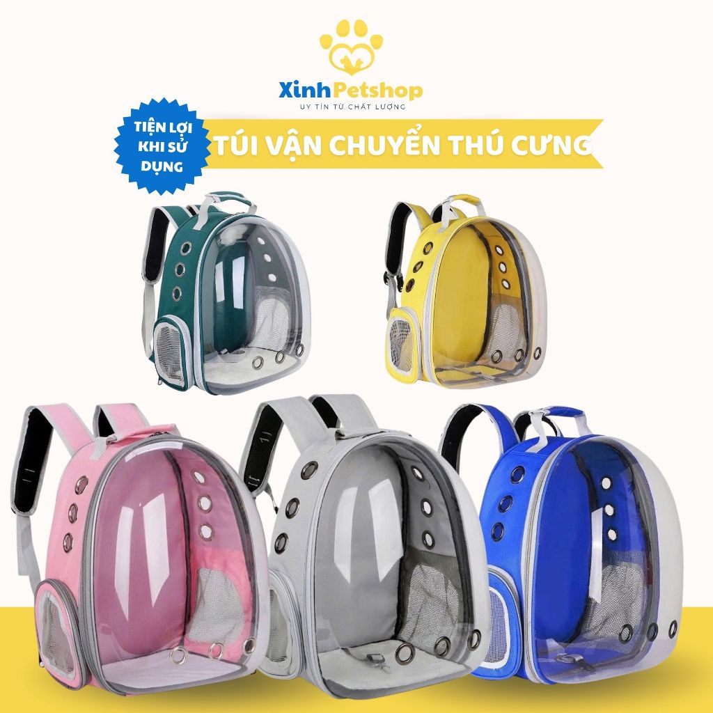 Balo Phi Hành Gia Balo Vận Chuyển Chó Mèo Trong Suốt