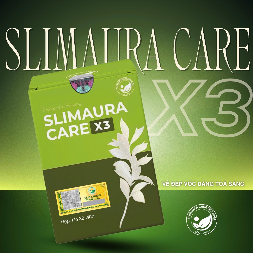 Giảm Cân Cấp Tốc Slimming Care X3 Chính Hãng 30 Viên Giúp Đào Thải Mỡ Thừa An Toàn