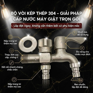 Băng tan cho Vòi nước 2 đầu ra sử dụng máy giặt