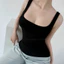 Áo Hai Dây Bản Lớn Bigsize Cổ Vuông Sát Nách Ôm Body Chất Borip Cotton Diệu Trang Fashion AT9026