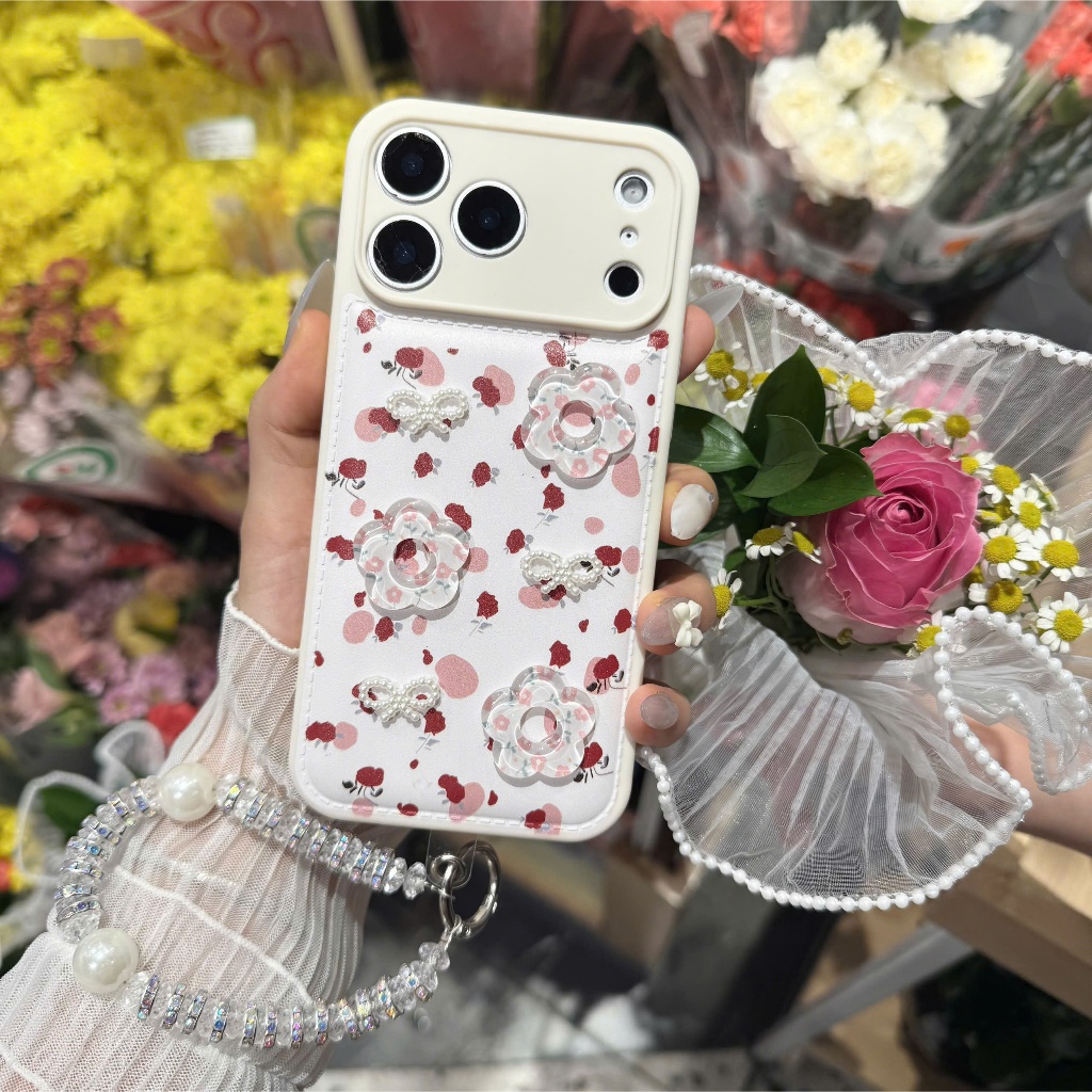 Ốp Lưng Iphone Trái Tim Cherry Cherry Vintage Heart Nữ Tính | Đơn Giản| Nắng Case
