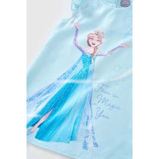 Đầm thun ngắn tay Elsa bé gái bản quyền Disney Rabity 550.127