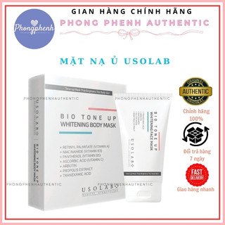 Kem Ủ Sáng Da Usolab Bio Tone Up Whitening Face Mask